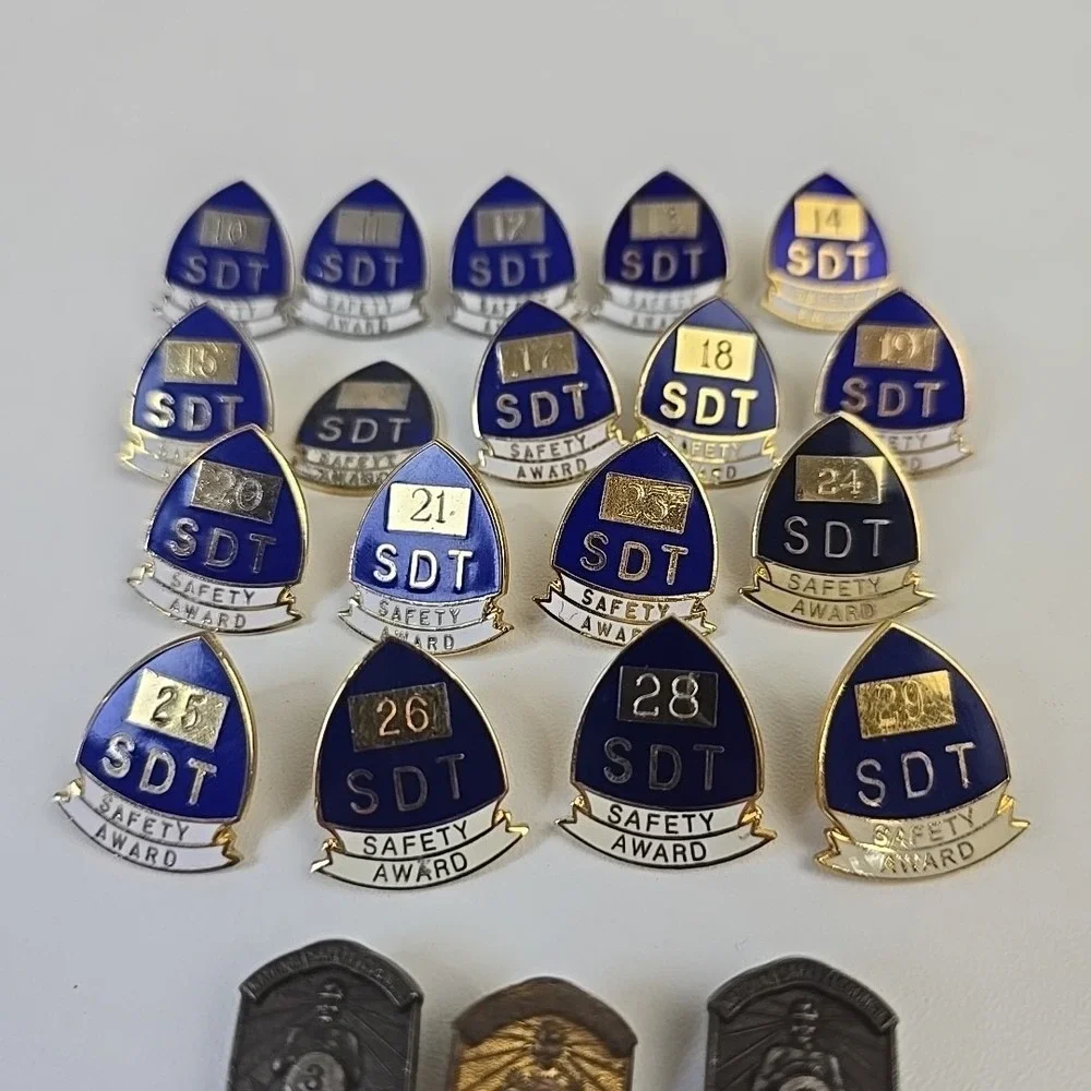 San Diego Transit Safety Award Pins Bundle‎ National Safety Council Driver Award